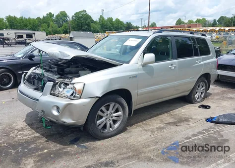 2007 Toyota Highlander Hybrid Limited V6 from USA, damaged, VIN JTEDW21A370020364